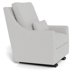 Vera Glider - Fabric with Espresso Base