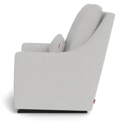 Vera Glider - Fabric with Espresso Base