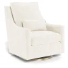 Vera Glider - Faux Sheepskin with Swivel Base