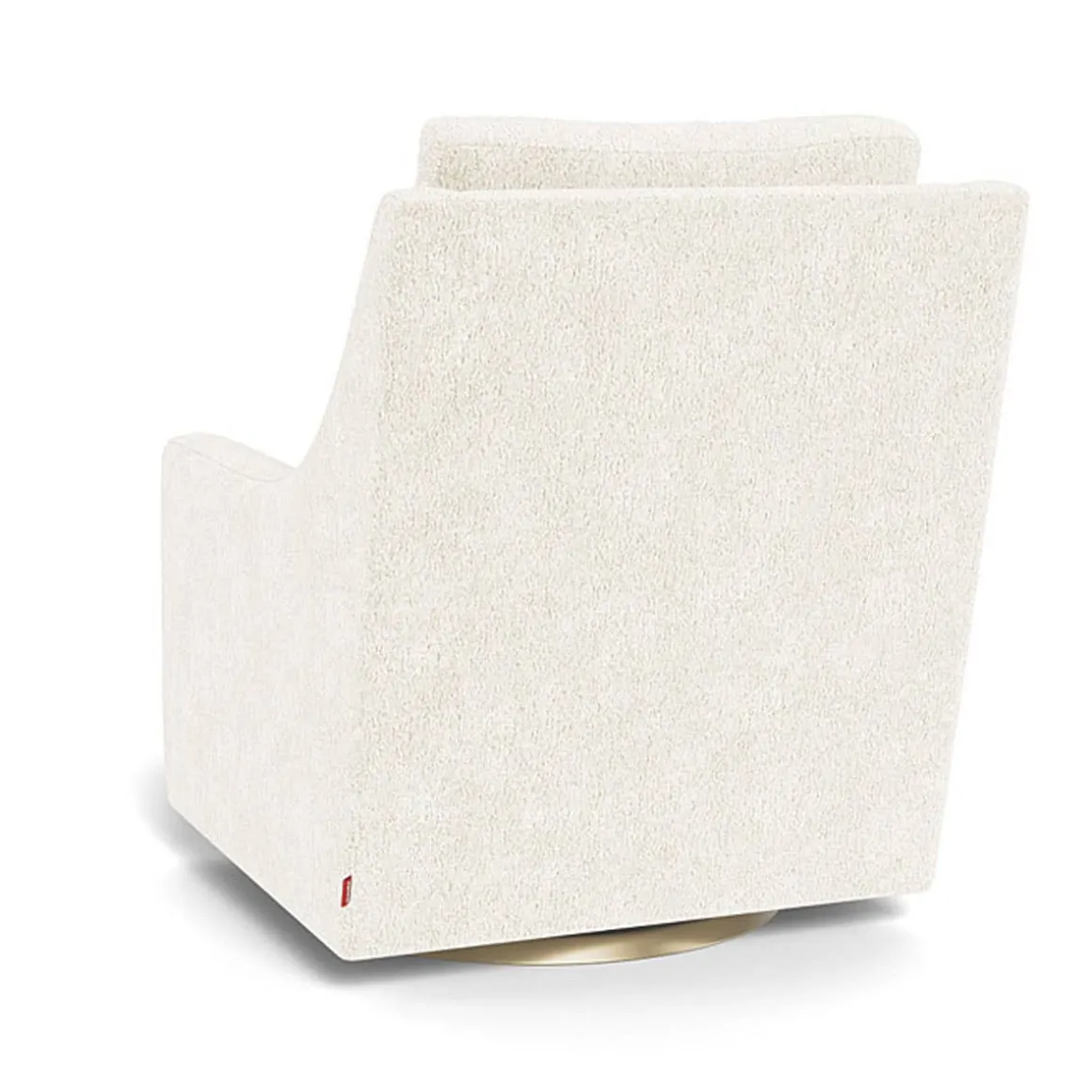 Vera Glider - Faux Sheepskin with Swivel Base