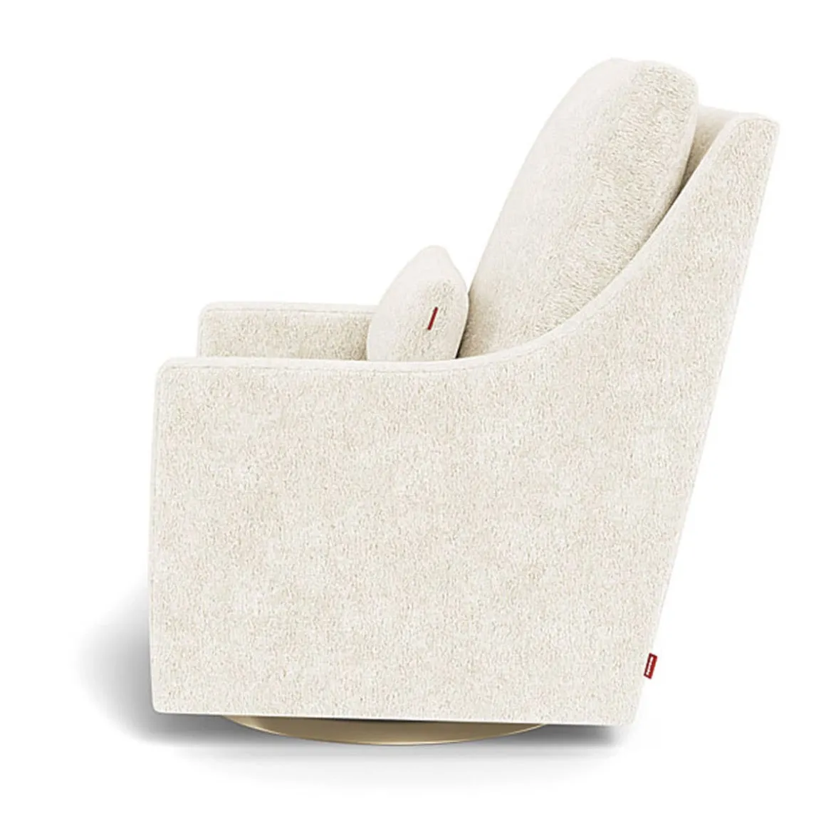 Vera Glider - Faux Sheepskin with Swivel Base