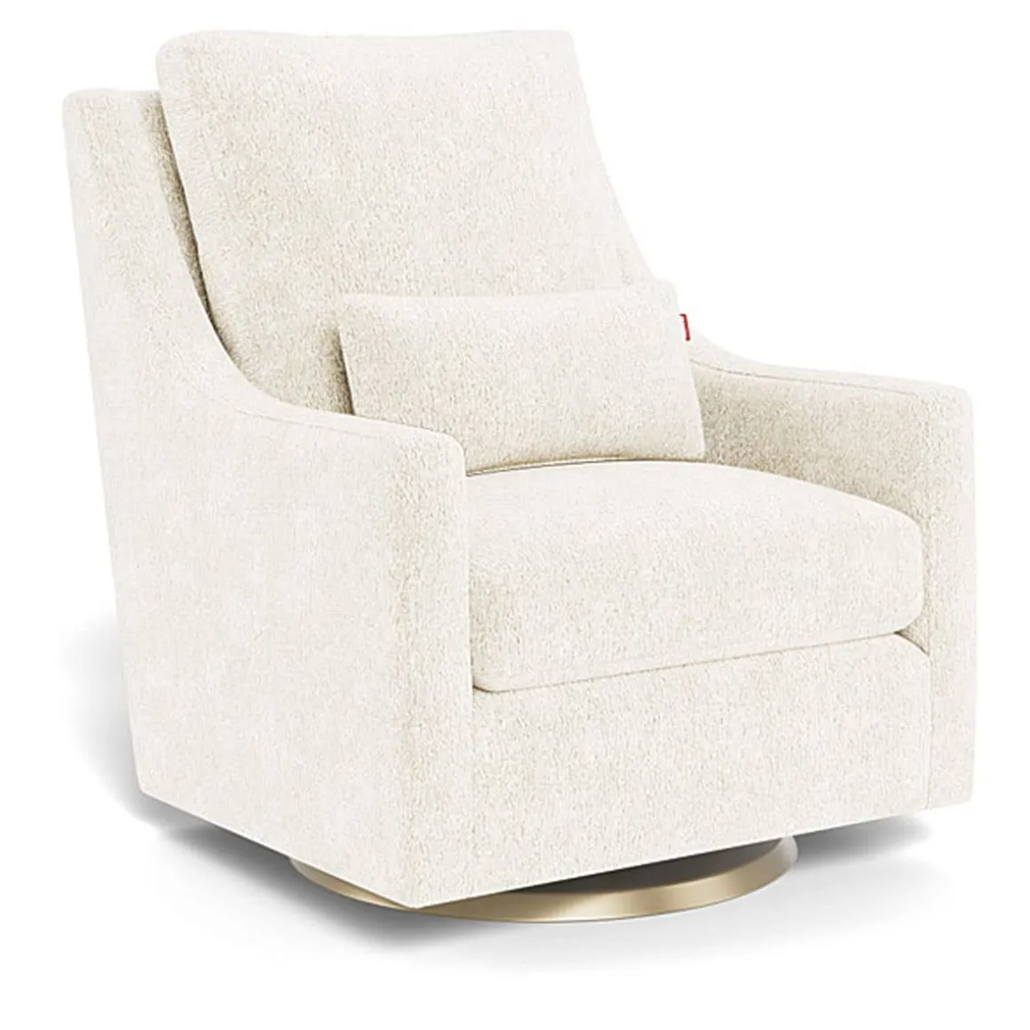 Vera Glider - Faux Sheepskin with Swivel Base