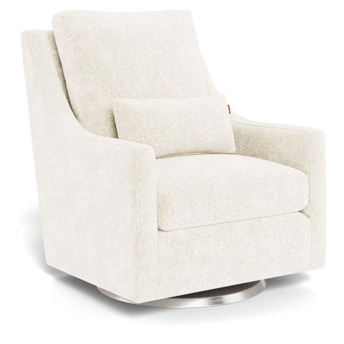Vera Glider - Faux Sheepskin with Swivel Base