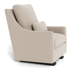 Vera Glider - Wool Fabric with Espresso Base