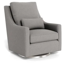 Vera Glider - Wool Fabric with Swivel Base