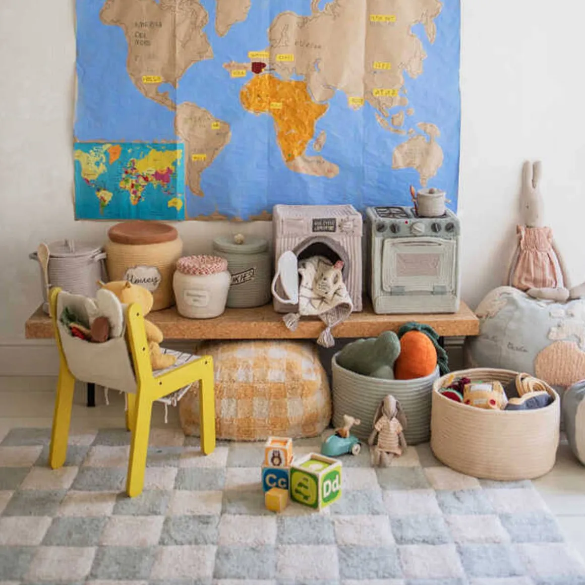 Washable Rug - Kitchen Tiles