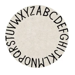 Washable Rug - Round ABC