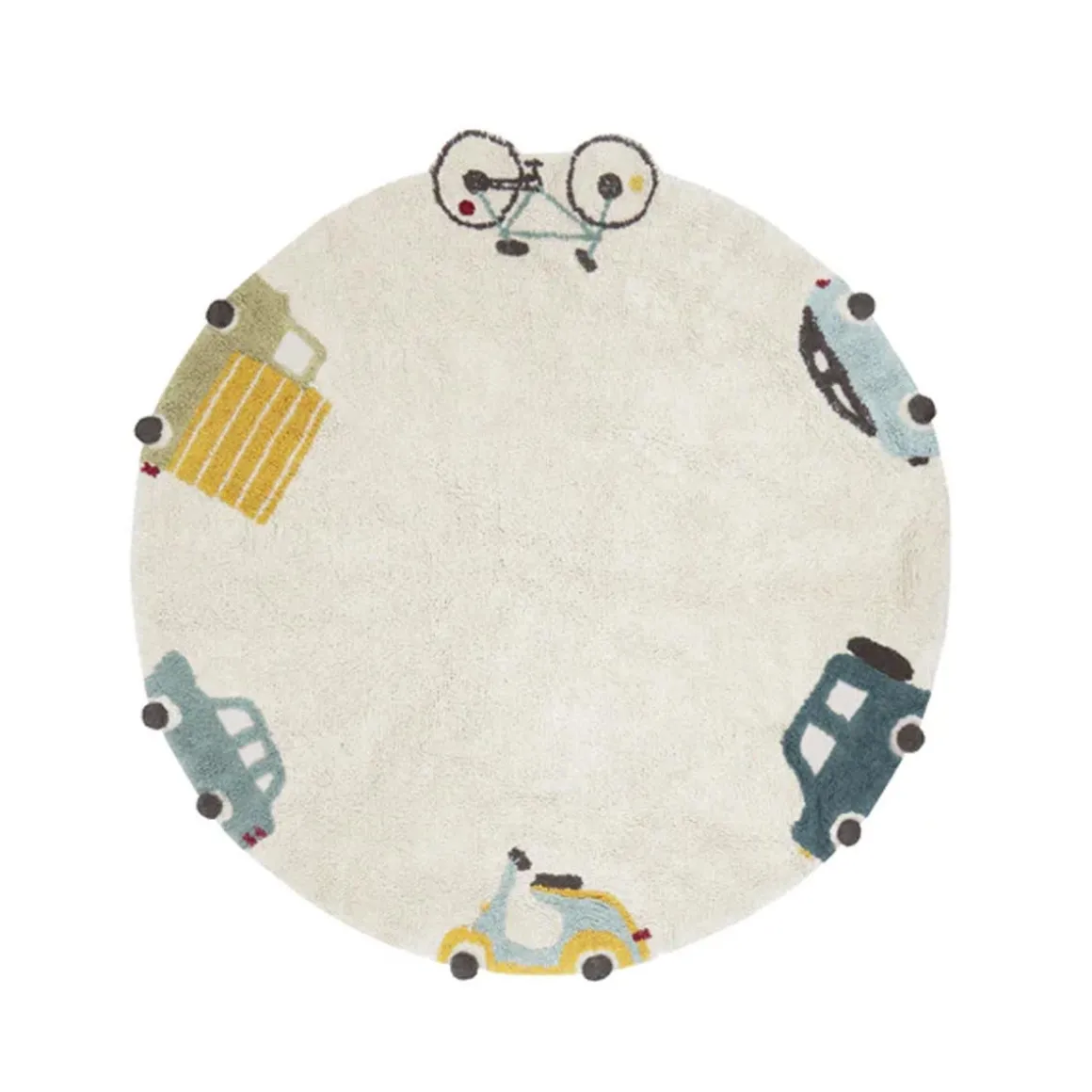 Washable Rug - Wheels