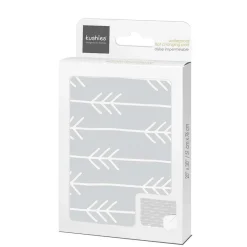 Waterproof Flat Changing Pad Flannel (Grey)