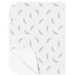 Waterproof Flat Changing Pad Flannel (Grey)