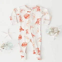 2-Way Zipper Footie (Under the Sea)