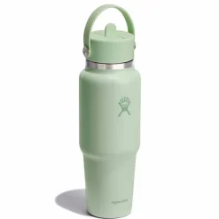 Wide Mouth Flex Straw Travel Bottle (32 oz)