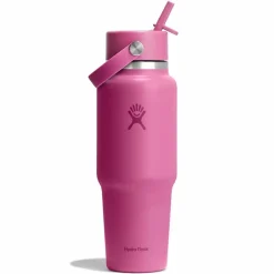 Wide Mouth Flex Straw Travel Bottle (32 oz)
