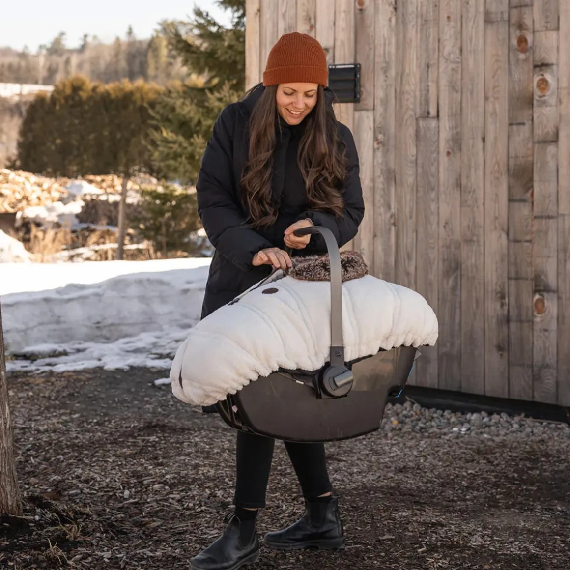 Winter Car Seat Cover (Sherpa Jasper)