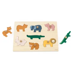Wooden Animal Puzzle (7 Pieces)