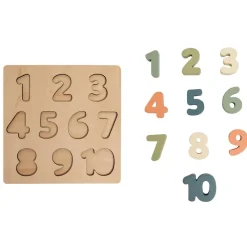 Wooden Number Puzzle