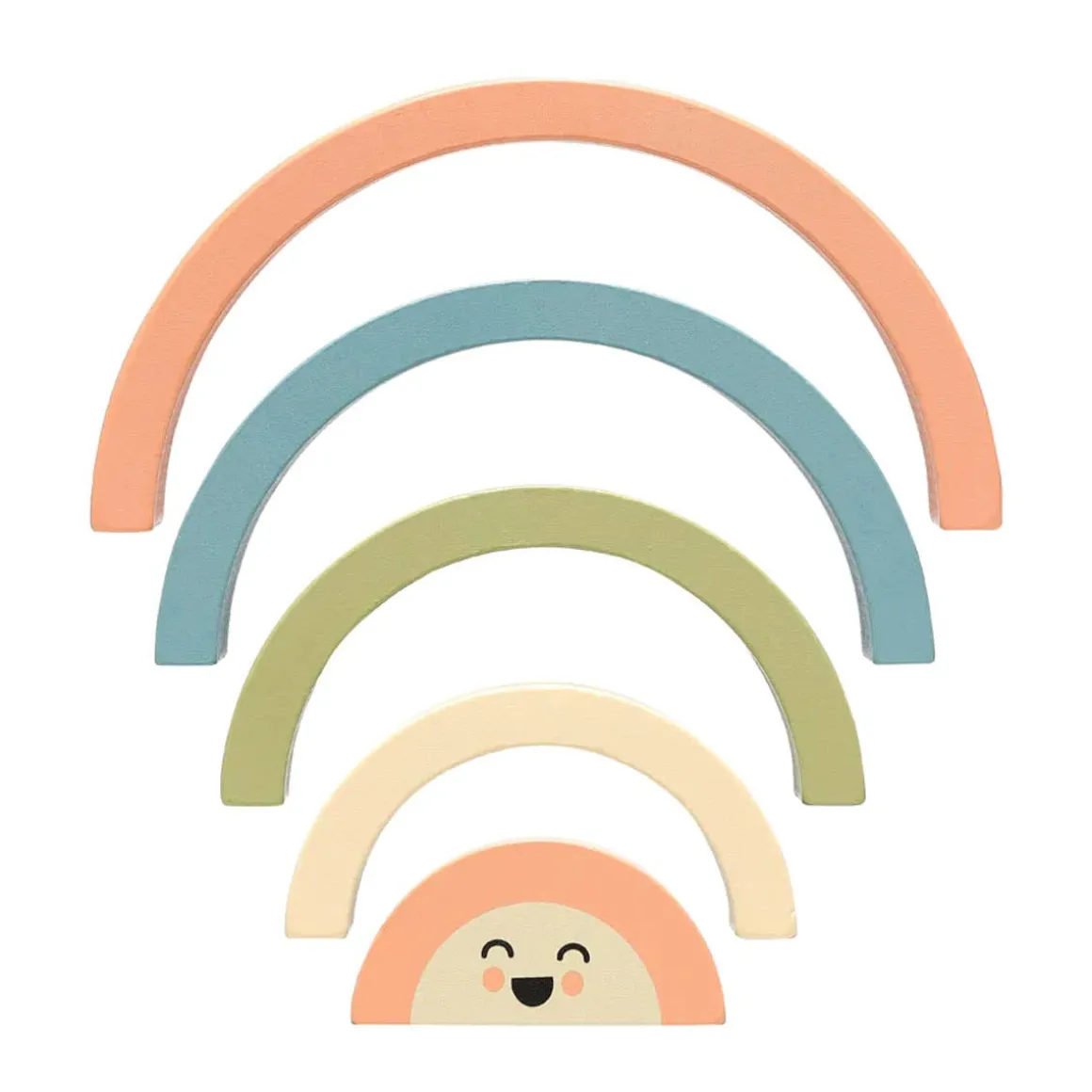 Wooden Rainbow Stacking Toy