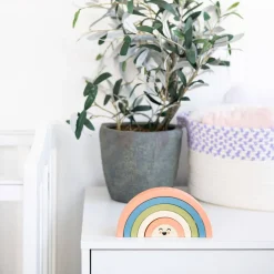 Wooden Rainbow Stacking Toy