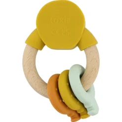 Wooden Silicone Activity Ring