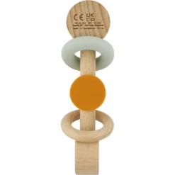 Wooden Silicone Rattle