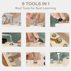 Wooden Truck Busy Board