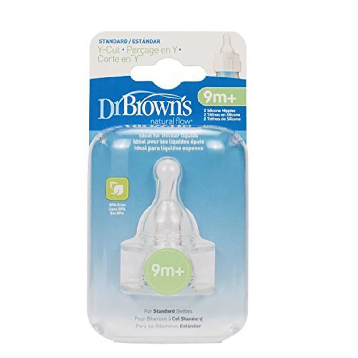 Y-Cut Standard Nipple (2 Pack)